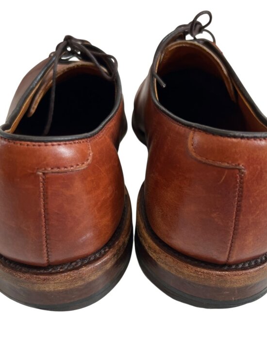 Allen Edmonds dress shoes Delray brown leather lace up mens 10 D oxfords main image 6